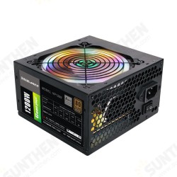 1200W Active PFC PC Power Supply Desktop Computer ATX Power Supply Non-Modular 12V 2.31 LED Fan 220V 1200W Active PFC PC Power Supply Desktop Computer ATX Power Supply Non-Modular 12V 2.31 LED Fan 220V