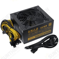 2000W 2400W 2600W ATX ETH Mining Power Supply Bitcoin 160V-240V 95% Efficiency Supports 8 Card Platform 10 6P Ports 4U Single 2000W 2400W 2600W ATX ETH Mining Power Supply Bitcoin 160V-240V 95% Efficiency Supports 8 Card Platform 10 6P Ports 4U Single