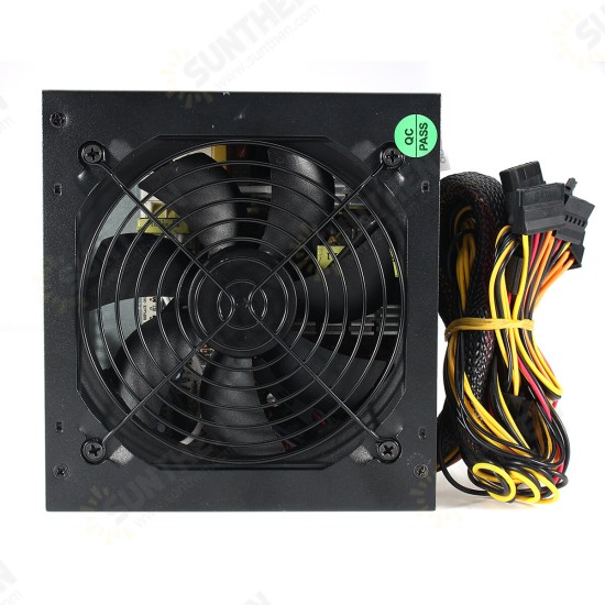 600W PC Power Supply Quiet ATX 12V 24Pins 12CM Cooling Fan Desktop Computer Power Supply Gaming PSU for AMD Intel