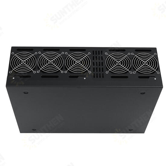 Mining Machine Mining Frame Rig Case Graphic Case For 9 GPU 52.6X36.4X17.5cm