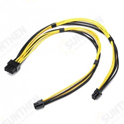 Dual Mini 6 Pin To 8 Pin Male PCI-E Power Cable For Mac Pro Video Card Dual Mini 6 Pin To 8 Pin Male PCI-E Power Cable For Mac Pro Video Card