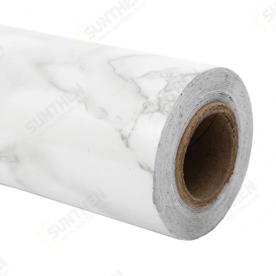 0.6x10M Self Adhesive Studio Marble Texture Wallpaper Roll Bedroom Wall Sticker Home Decor