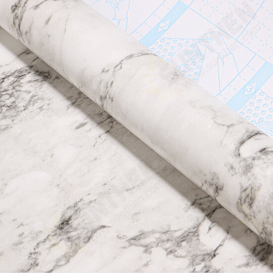 10M PVC Waterproof Wallpaper Marble Texture Wall Sticker Self Adhesive Home Decoration