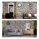 10M Retro Brick Wallpaper Wall Sticker Smooth Waterproof PVC Self-Adhesive Decoration