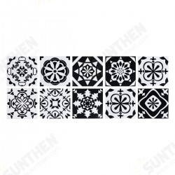 10PCS Ceramic Self Adhesive Wall Sticker Wallpaper DIY Kitchen Bathroom PVC Decal 10PCS Ceramic Self Adhesive Wall Sticker Wallpaper DIY Kitchen Bathroom PVC Decal