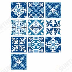 10PCS Tile Stickers Self-Adhesive Removable Wall Sticker Decal Decor Water Oil proof 10PCS Tile Stickers Self-Adhesive Removable Wall Sticker Decal Decor Water Oil proof