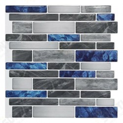 10pcs Self-adhesive Marble Pattern Wall Sticker Waterproof Kitchen Bathroom Decoration 10pcs Self-adhesive Marble Pattern Wall Sticker Waterproof Kitchen Bathroom Decoration