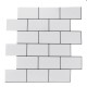 12inch DIY Tile Stickers 3D Brick Wall Self-adhesive Sticker Bathroom Kitchen