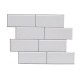 12inch DIY Tile Stickers 3D Brick Wall Self-adhesive Sticker Bathroom Kitchen