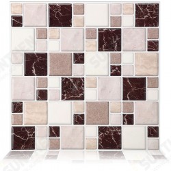 1PC Brown Brick Wall Stickers Self-adhesive Tile Sticker Bathroom Kitchen Decoration 1PC Brown Brick Wall Stickers Self-adhesive Tile Sticker Bathroom Kitchen Decoration