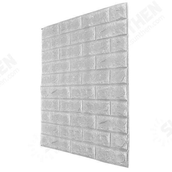 3D Brick Pattern Wallpaper Bedroom Living Room Modern Wall Sticker TV Background Decor