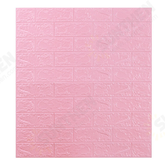 3D DIY Brick Pattern Wallpaper Waterproof Home Living Room Bed Room Kitchen Wallpaper