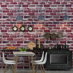 3D Modern Brick Pattern Non-woven Wall Sticker Vintage Style Living Room Bedroom 3D Modern Brick Pattern Non-woven Wall Sticker Vintage Style Living Room Bedroom