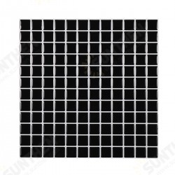 3D Mosaics Waterproof and Oil-proof Black and White Crystal Epoxy Three-dimensional Self-adhesive Wall Sticker