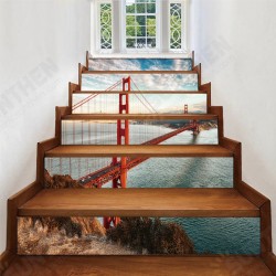 3D Stairs Stickers Riser Staircase Wall Scenery Wallpaper Decor Self-adhesive 3D Stairs Stickers Riser Staircase Wall Scenery Wallpaper Decor Self-adhesive