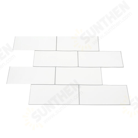 3D Tile Wall Sticker White Self-Adhesive Decal Home Kitchen Bathroom Mural Decoration 3D Tile Wall Sticker White Self-Adhesive Decal Home Kitchen Bathroom Mural Decoration