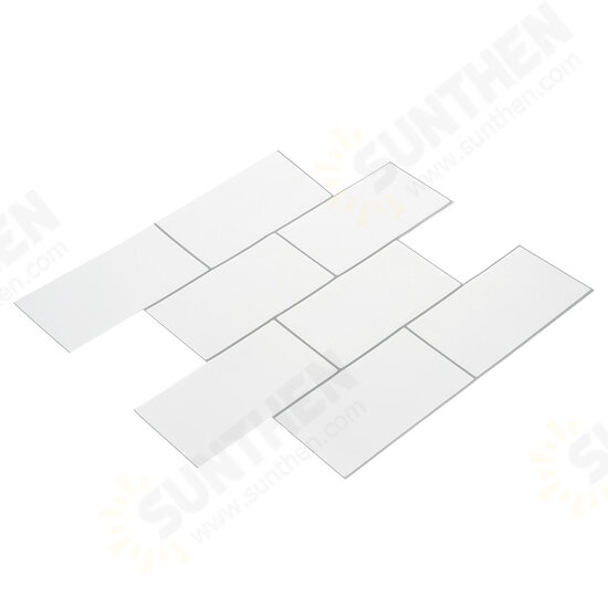 3D Tile Wall Sticker White Self-Adhesive Decal Home Kitchen Bathroom Mural Decoration 3D Tile Wall Sticker White Self-Adhesive Decal Home Kitchen Bathroom Mural Decoration