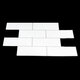 3D Tile Wall Sticker White Self-Adhesive Decal Home Kitchen Bathroom Mural Decoration 3D Tile Wall Sticker White Self-Adhesive Decal Home Kitchen Bathroom Mural Decoration