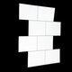 3D Tile Wall Sticker White Self-Adhesive Decal Home Kitchen Bathroom Mural Decoration 3D Tile Wall Sticker White Self-Adhesive Decal Home Kitchen Bathroom Mural Decoration