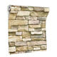 3D Wall Paper Brick Stone Pattern Sticker Rolls Self-adhesive Backdrop DIY Room Decor