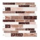 3D Wall Paper Brick Stone Rustic Self-adhesive PVC Sticker Kitchen Home Decoration