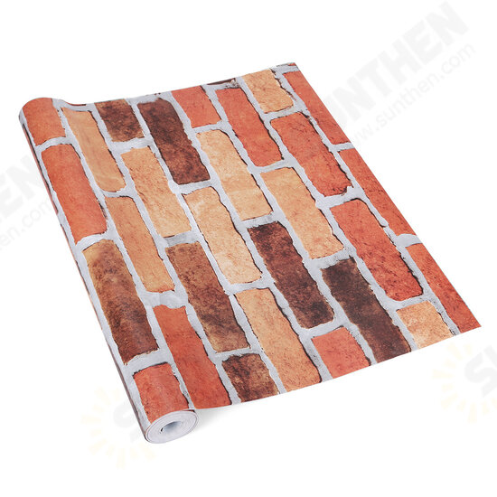 45x100CM 3D Stone Brick Wall Paper Sticker Kitchen Bathroom Waterproof PVC Home 45x100CM 3D Stone Brick Wall Paper Sticker Kitchen Bathroom Waterproof PVC Home