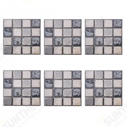 6pcs DIY Moroccan Self-adhesive Bathroom Kitchen Tile Wall Sticker Waterproof 6pcs DIY Moroccan Self-adhesive Bathroom Kitchen Tile Wall Sticker Waterproof
