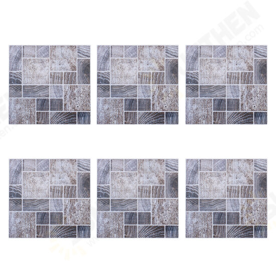 6pcs DIY Moroccan Self-adhesive Bathroom Kitchen Tile Wall Sticker Waterproof