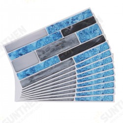 9Pcs 7.8x3.9inch 3D Wall Tile Sticker Bathroom PVC Decals Art Sticker Poster Decoration 9Pcs 7.8x3.9inch 3D Wall Tile Sticker Bathroom PVC Decals Art Sticker Poster Decoration