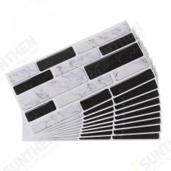 9Pcs 7.8x3.9inch 3D Wall Tile Sticker Bathroom PVC Decals Art Sticker Poster Decoration 9Pcs 7.8x3.9inch 3D Wall Tile Sticker Bathroom PVC Decals Art Sticker Poster Decoration