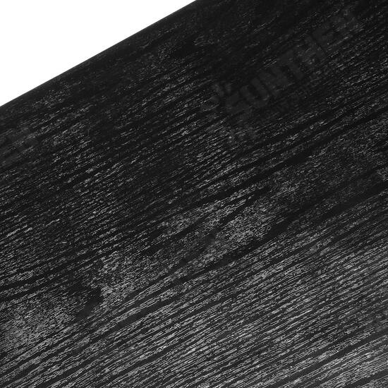 Black Wood Looking Textured Self Adhesive Decor Contact Paper Vinyl Shelf Liner Wall Paper