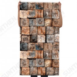 Brick Pattern 3D Textured PVC Wall Paper Sticker Background Home Decor Sticker Brick Pattern 3D Textured PVC Wall Paper Sticker Background Home Decor Sticker