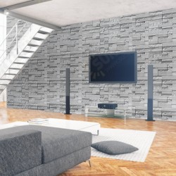 Gray Wallpaper Sticker Wall Cloth Wallpaper Self-Adhesive Waterproof Pvc Retro Brick Pattern Stone Wall Decoration Gray Wallpaper Sticker Wall Cloth Wallpaper Self-Adhesive Waterproof Pvc Retro Brick Pattern Stone Wall Decoration