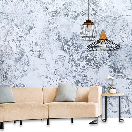 Realistic Marble Feature Textured Roll Wall Paper TV Background Home Decoraions