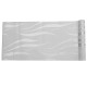 Silver 3D Non-Woven Fabric Wave Stripe Embossed Wallpaper Waterproof Modern Simple Non-Woven Fabric Living Room Room Decoration Wallpaper