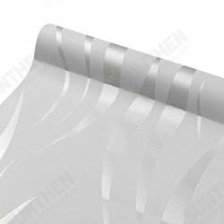 Silver 3D Non-Woven Fabric Wave Stripe Embossed Wallpaper Waterproof Modern Simple Non-Woven Fabric Living Room Room Decoration Wallpaper Silver 3D Non-Woven Fabric Wave Stripe Embossed Wallpaper Waterproof Modern Simple Non-Woven Fabric Living Room Room Decoration Wallpaper