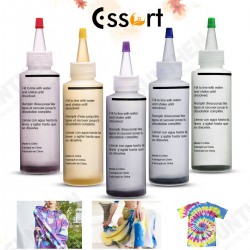 Tie Dye DIY Kit 5 Colors Fabric Textile Shirts Paints Permanent Paint for Clothes Shirt Dress Homemade Tie Dye DIY Kit 5 Colors Fabric Textile Shirts Paints Permanent Paint for Clothes Shirt Dress Homemade