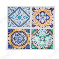 Wall Tile Sticker Self-adhesive PVC Kitchen Bathroom Floor Home Decoration 10inchx10inch