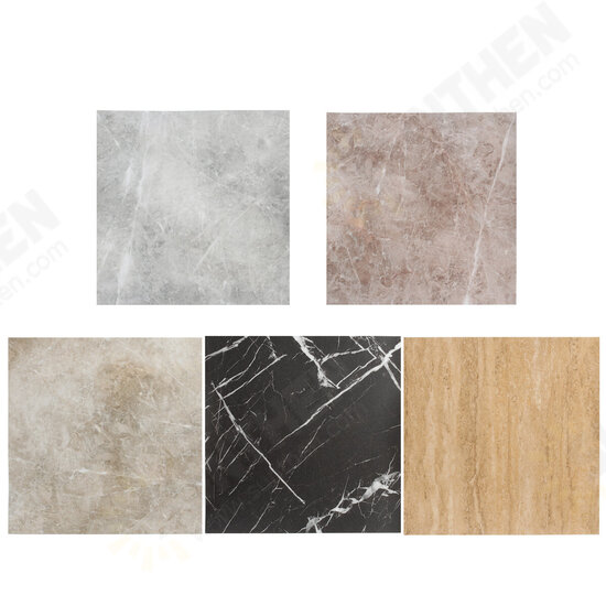 Waterproof Floor Stickers Self Adhesive Marble Wallpapers Bathroom Wall Sticker