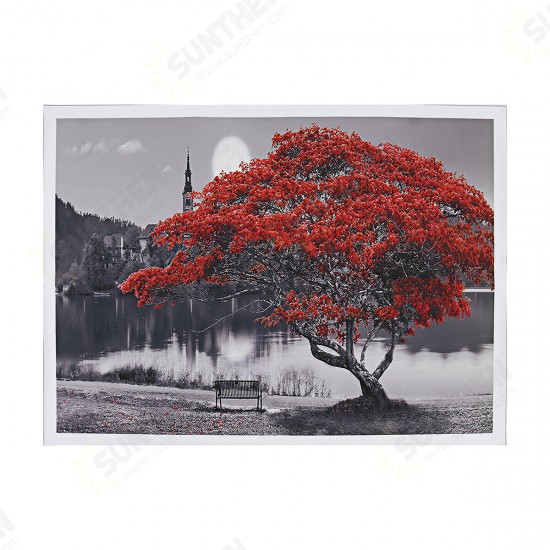 1 Piece Big Tree Canvas Painting Wall Decorative Print Art Picture Unframed Wall Hanging Home Office Decorations