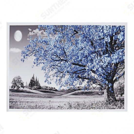 1 Piece Big Tree Canvas Painting Wall Decorative Print Art Picture Unframed Wall Hanging Home Office Decorations