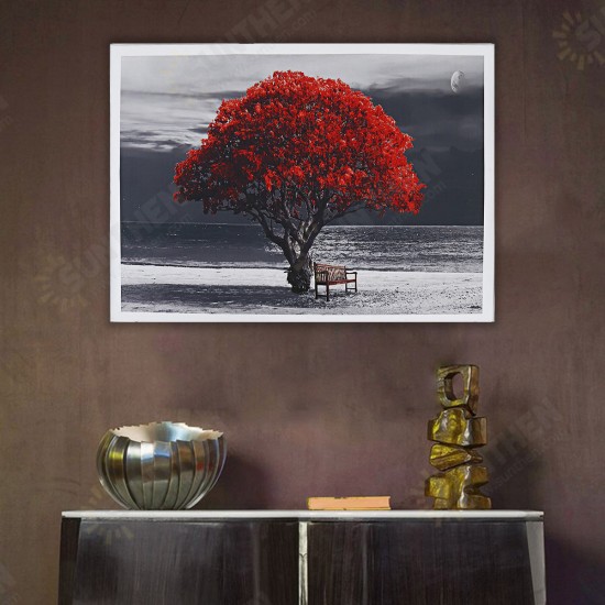 1 Piece Big Tree Canvas Painting Wall Decorative Print Art Picture Unframed Wall Hanging Home Office Decorations