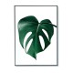 1 Piece Canvas Print Painting Nordic Green Plant Leaf Canvas Art Poster Print Wall Picture Home Decor No Frame