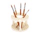 1 Piece Detachable 49-hole Round Brush Pen Holder Long-handled Watercolor Oil Painting Pen Holder Art Painting Supplies
