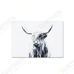 1 Piece Highland Cattle Canvas Painting Wall Decorative Print Art Pictures Frameless Wall Hanging Decorations for Home Office 1 Piece Highland Cattle Canvas Painting Wall Decorative Print Art Pictures Frameless Wall Hanging Decorations for Home Office