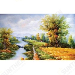 1000-Piece Oil Painting Landscape Cartoon Animation House Puzzle For Adult Intelligence without Glue 1000-Piece Oil Painting Landscape Cartoon Animation House Puzzle For Adult Intelligence without Glue