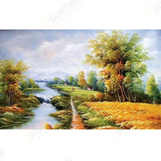 1000-Piece Oil Painting Landscape Cartoon Animation House Puzzle For Adult Intelligence without Glue