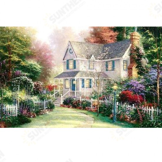 1000-Piece Oil Painting Landscape Cartoon Animation House Puzzle For Adult Intelligence without Glue