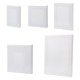 10PCS Different Sizes Mini Stretched Artists Canvas Small Stretched Art Board Acrylic Oil Paint Wood Cotton Easel Frame Display Holder