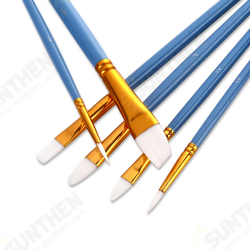 10Pcs Painting Brush White Nylon Hair Drawing Brush Watercolor Oil Painting Brush Set Hook Line Pen 10Pcs Painting Brush White Nylon Hair Drawing Brush Watercolor Oil Painting Brush Set Hook Line Pen